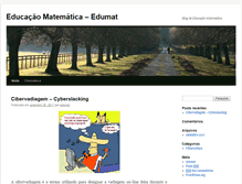 Tablet Screenshot of edumat.com.br